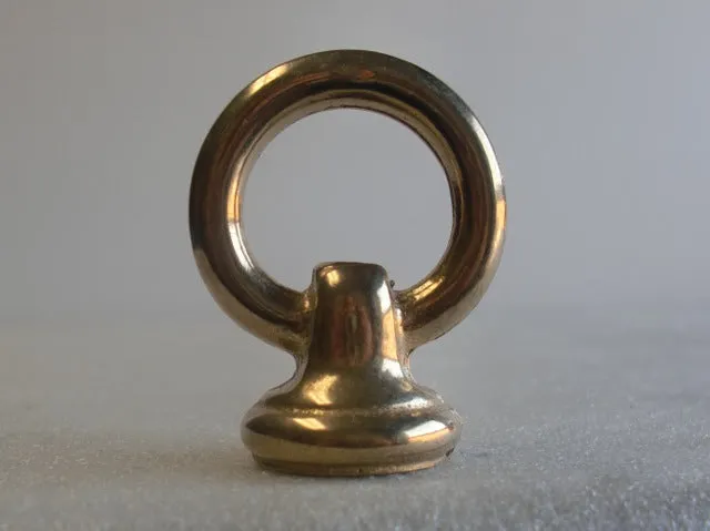 2-1/8" Heavy Round Loop with 3/8 IPS (Cast Brass Loop)