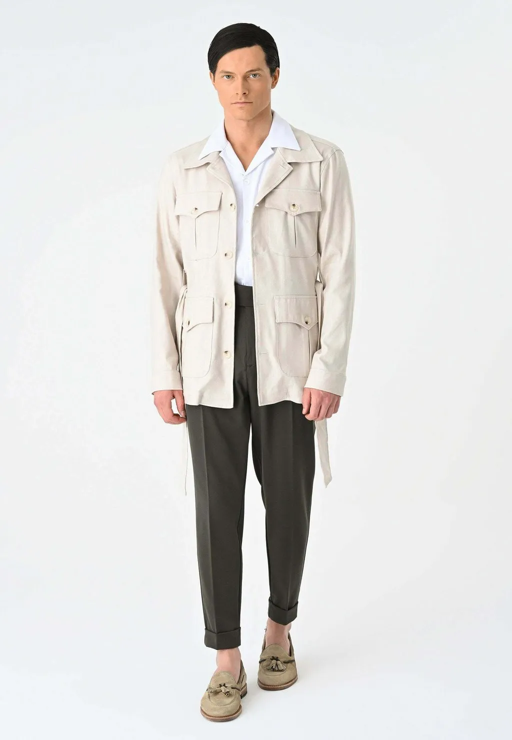 Antioch trench coat, beige