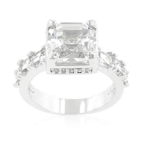 Asscher Cut Engagement Ring