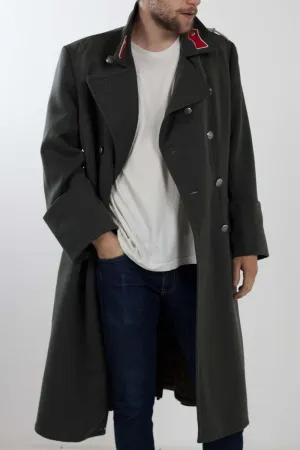 Austrian Grey Military Over-Coat - Mens