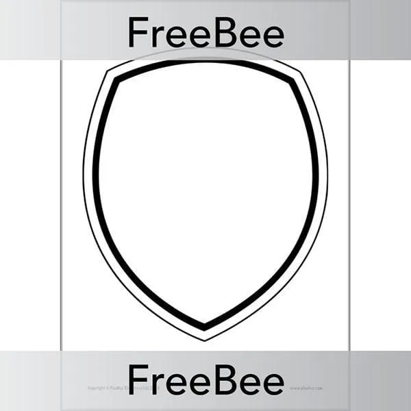 Blank Coat of Arms Template KS2