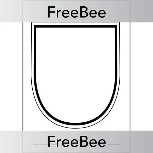 Blank Coat of Arms Template KS2