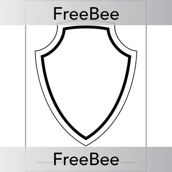 Blank Coat of Arms Template KS2