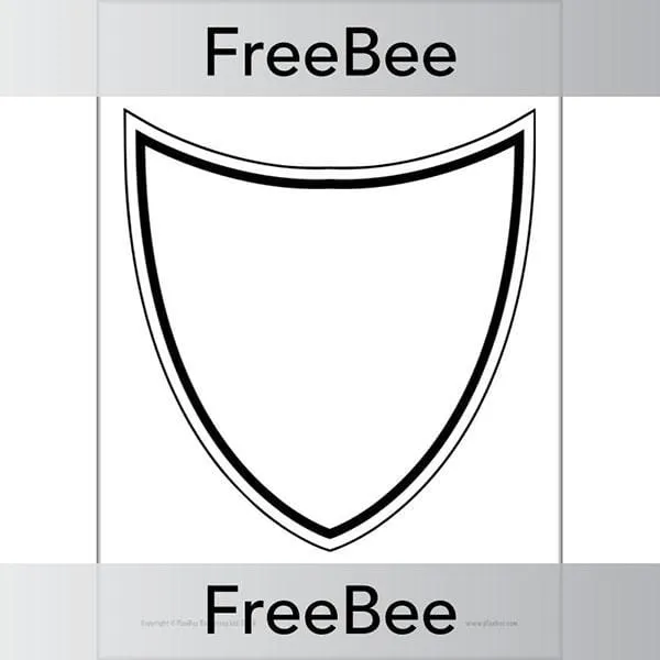 Blank Coat of Arms Template KS2