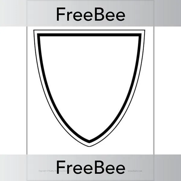 Blank Coat of Arms Template KS2