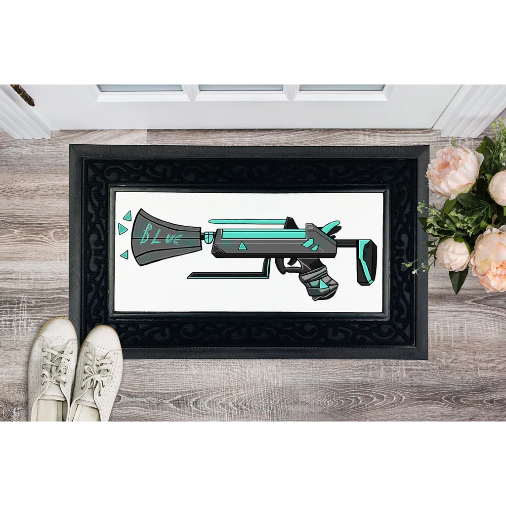 Blue Weapon Sublimation Heavy Duty Door Mat