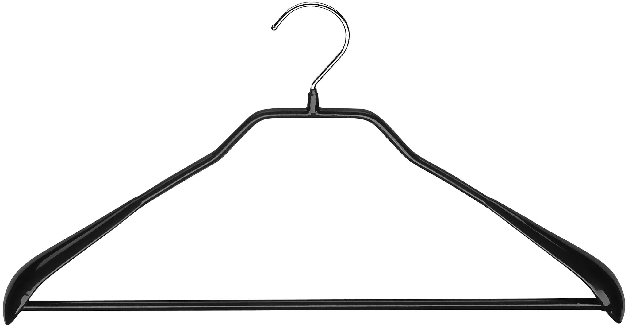 BodyForm, 42-LS, Pant Bar Hanger, Black