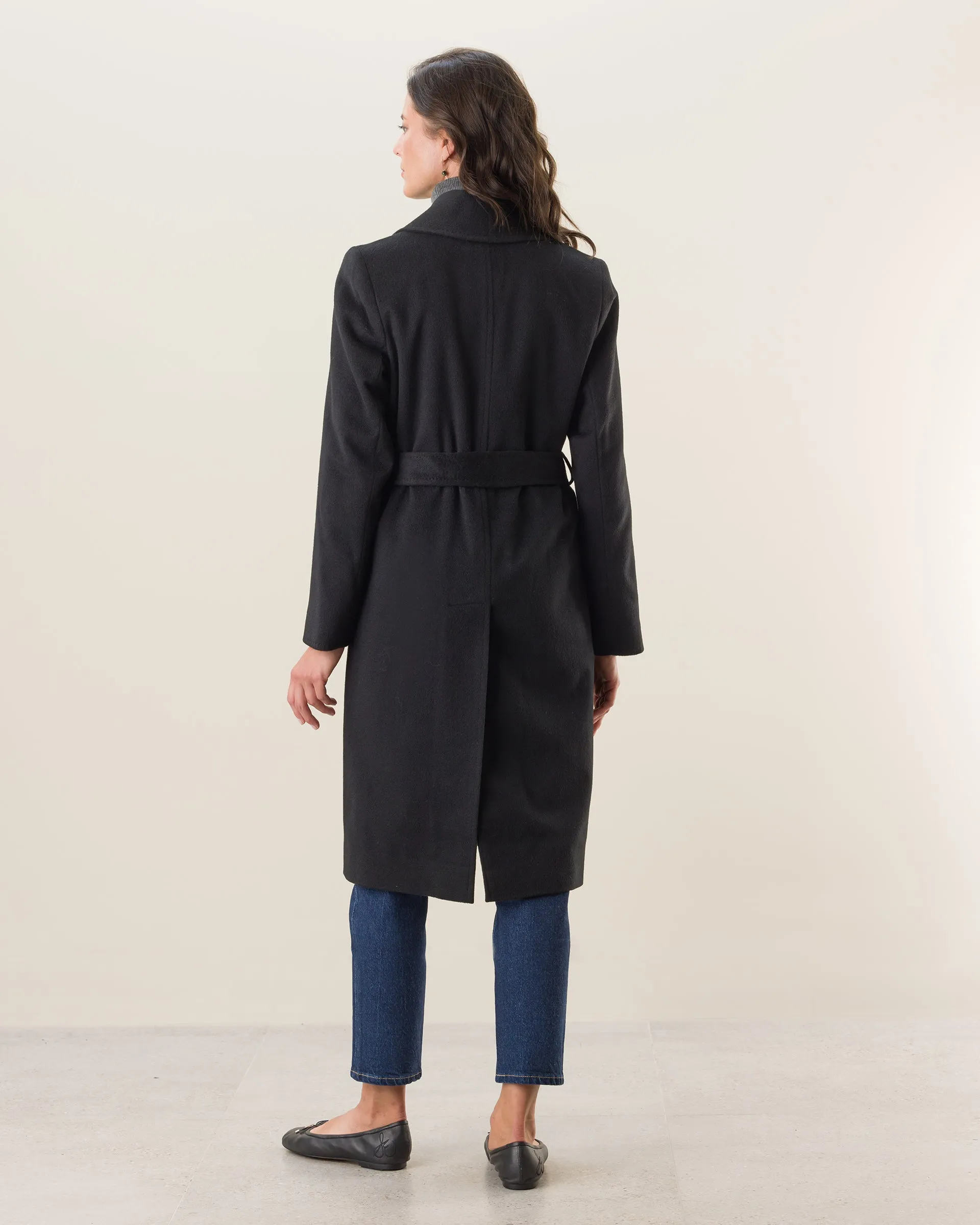 Carmela Belted Wrap Coat