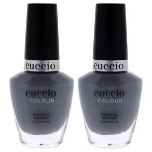 Colour Nail Polish - Soaked In Seattle by Cuccio for Women - 0.43 oz Nail Polish - Pack of 2