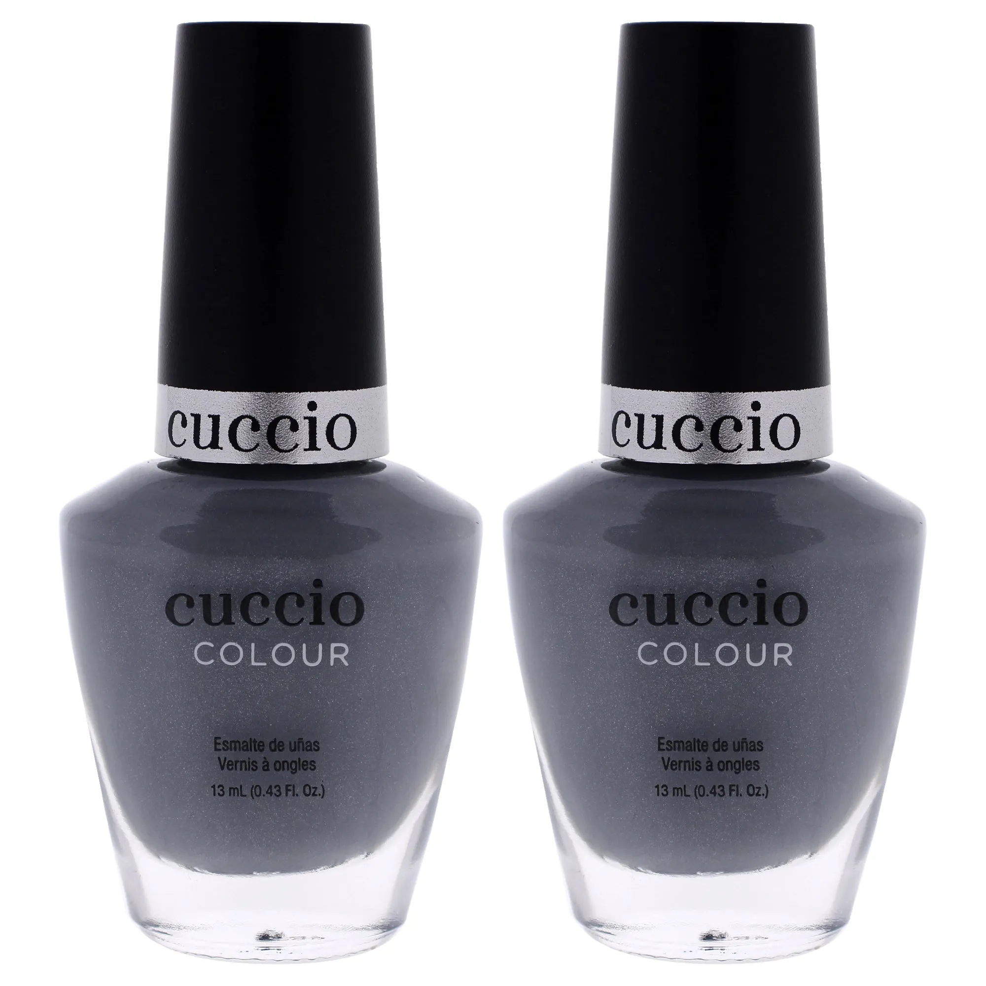 Colour Nail Polish - Soaked In Seattle by Cuccio for Women - 0.43 oz Nail Polish - Pack of 2