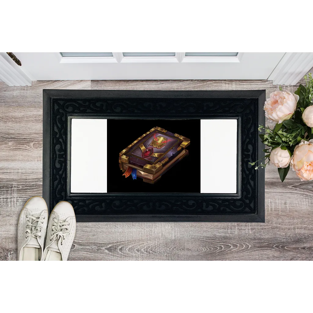 Death Spell Book Sublimation Heavy Duty Door Mat