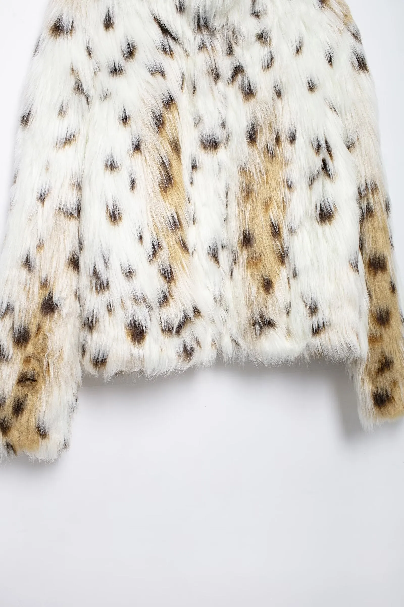 Enya Leopard Faux Fur Coat