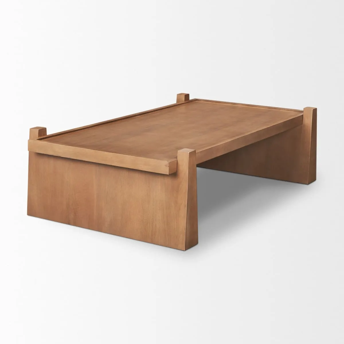 Eula Coffee Table Brown Wood