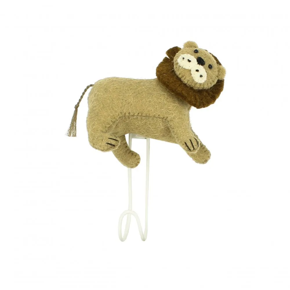 Fiona Walker England Animal Hook Lion