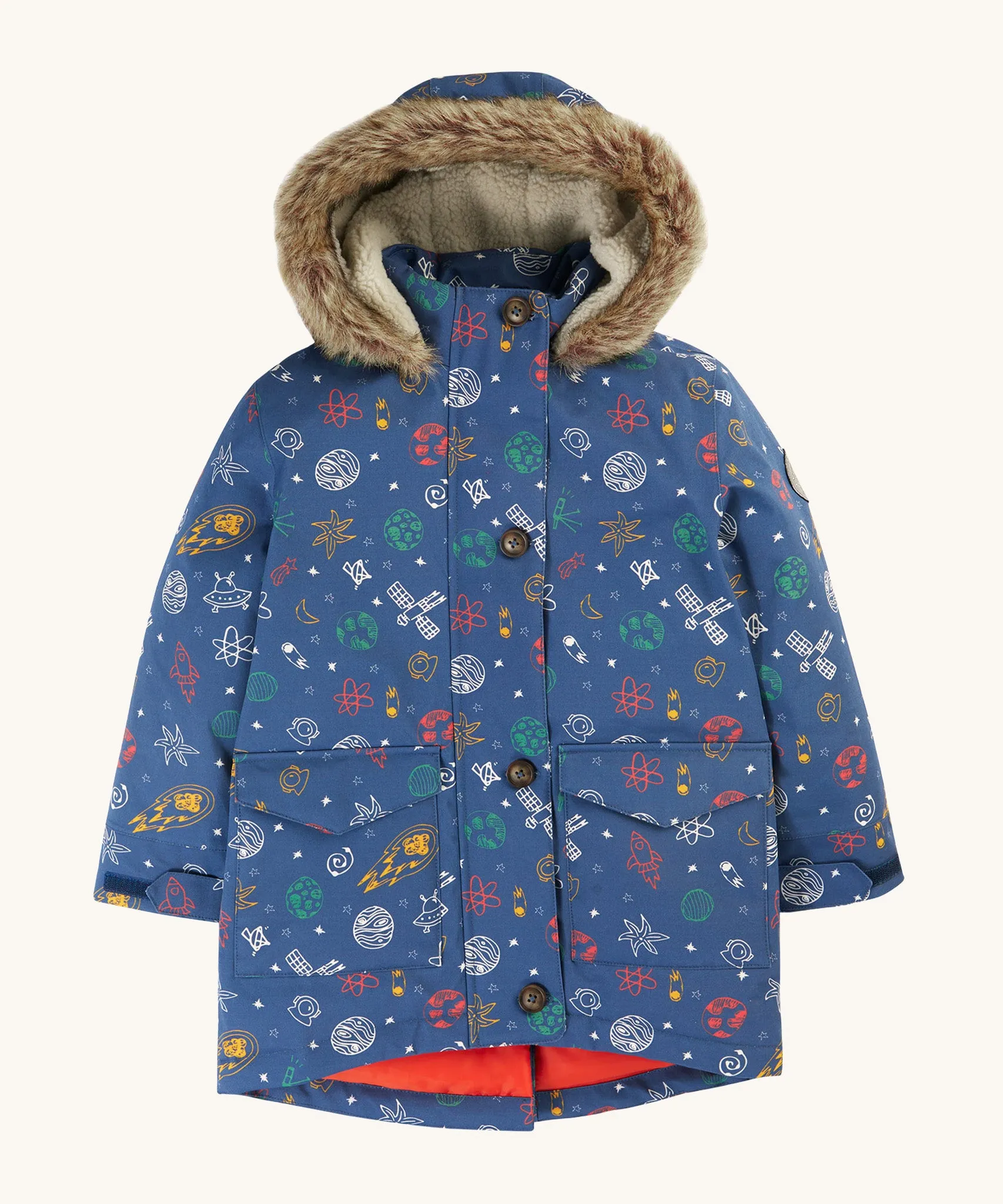 Frugi Penhale Parka - Dream Big/Navy