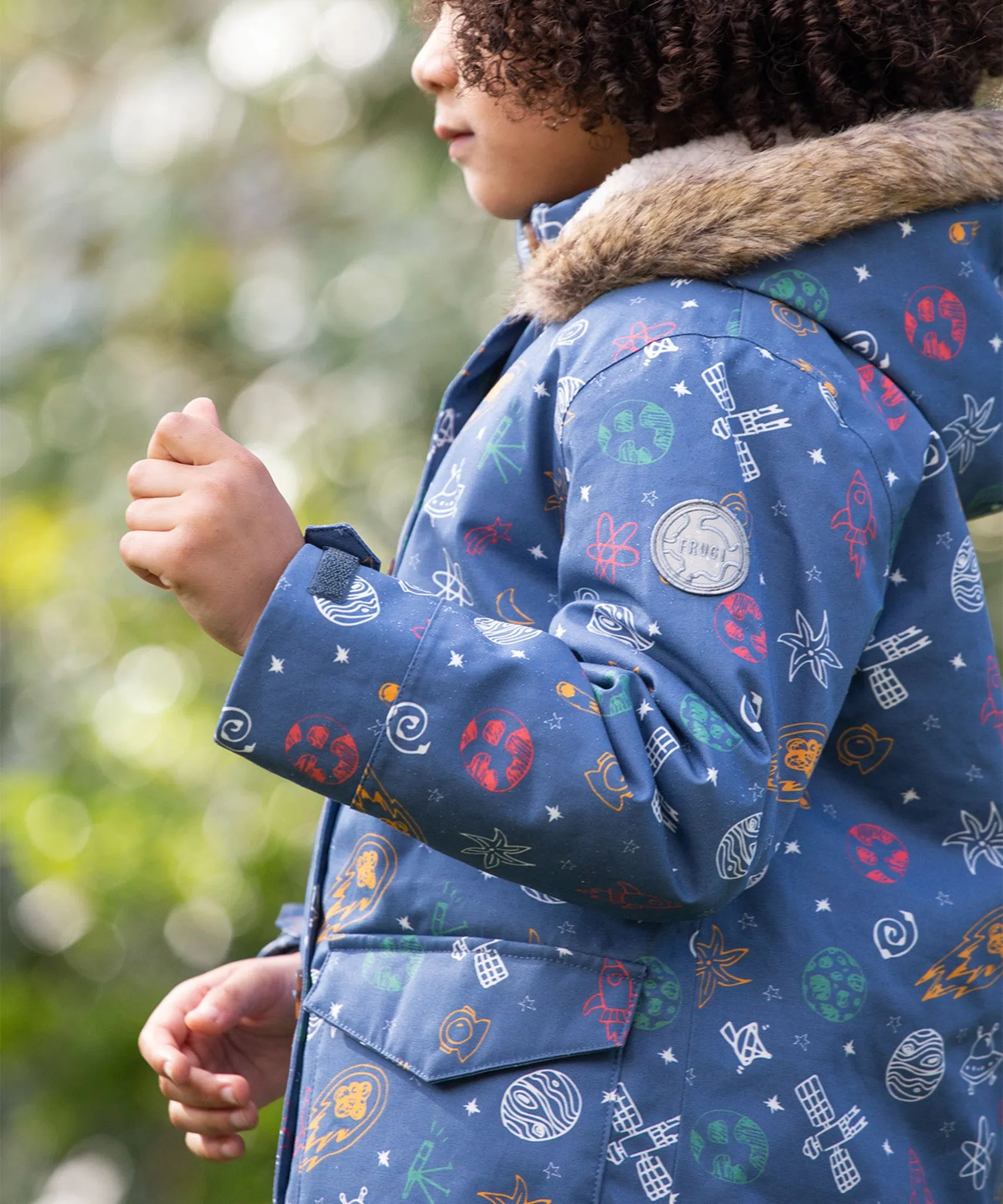 Frugi Penhale Parka - Dream Big/Navy