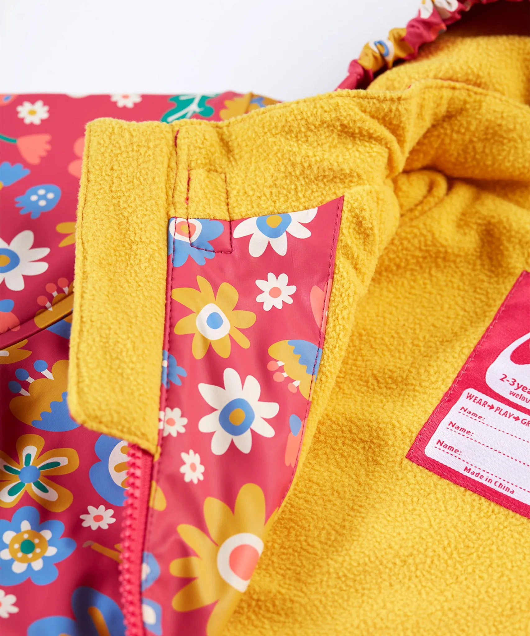 Frugi Puddle Buster Coat - Smell The Flowers