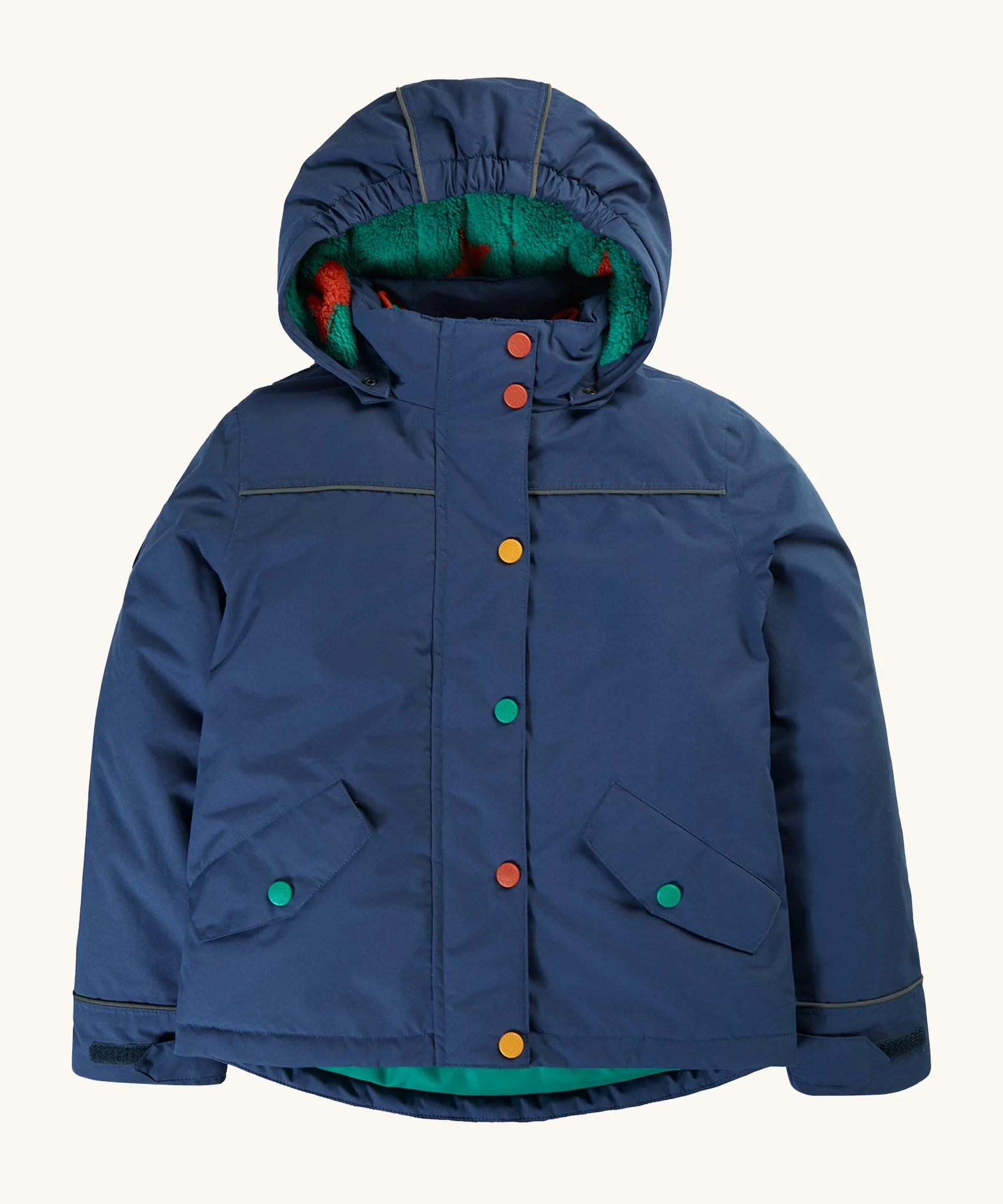 Frugi Rambler 3 in 1 Coat - Bonfire Stars/Navy Blue