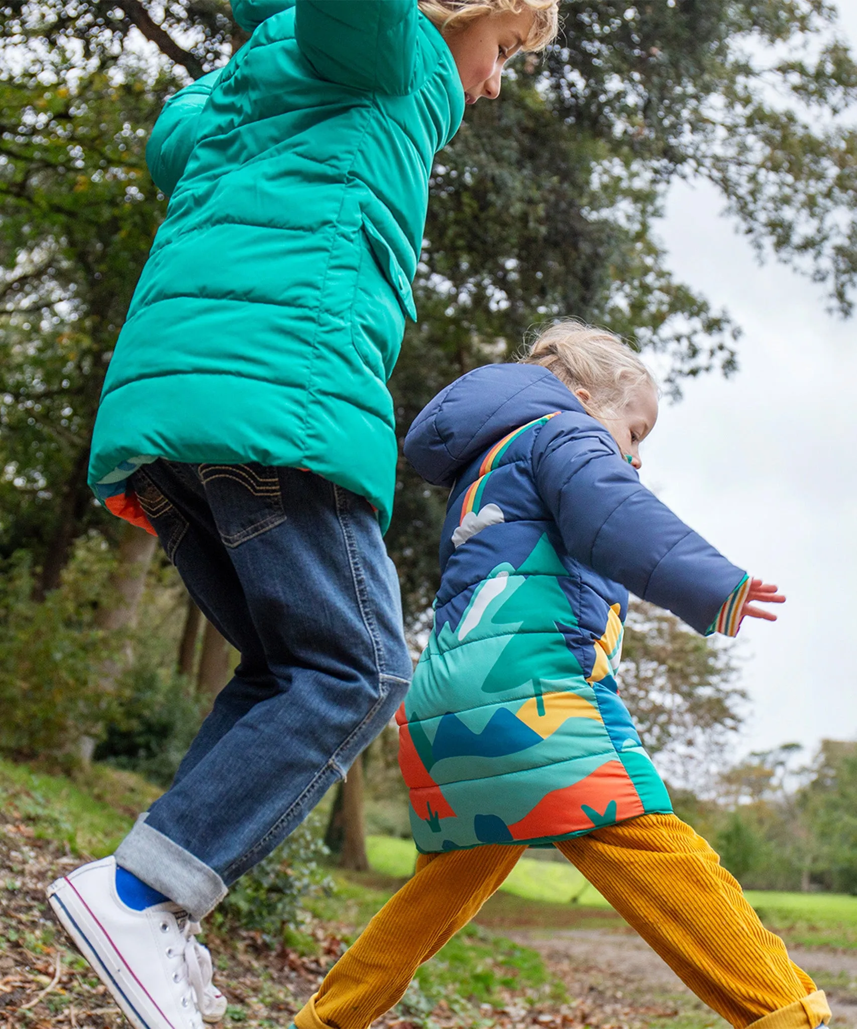 Frugi Reversible Toasty Terrain Jacket - Alpine View