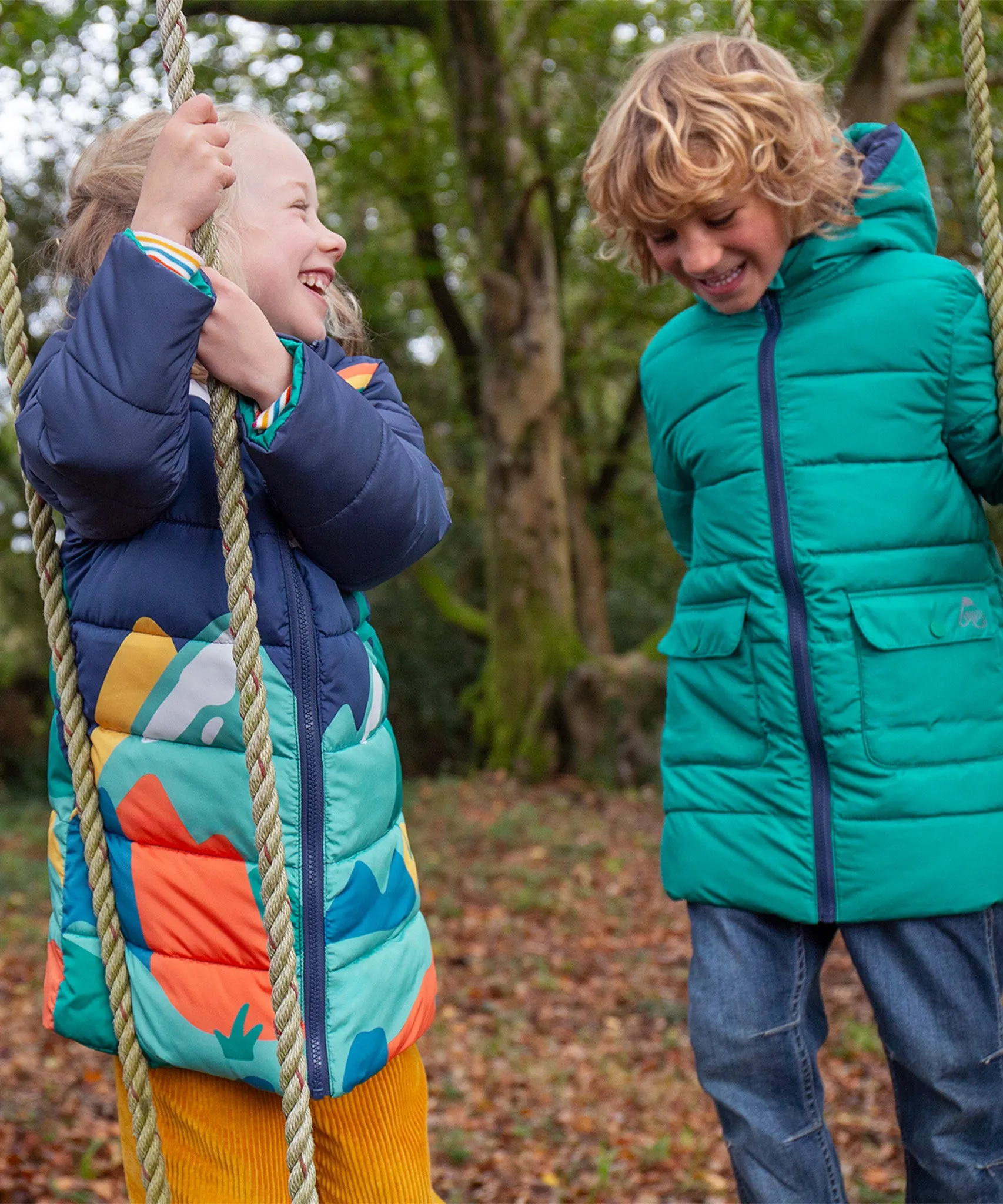 Frugi Reversible Toasty Terrain Jacket - Alpine View