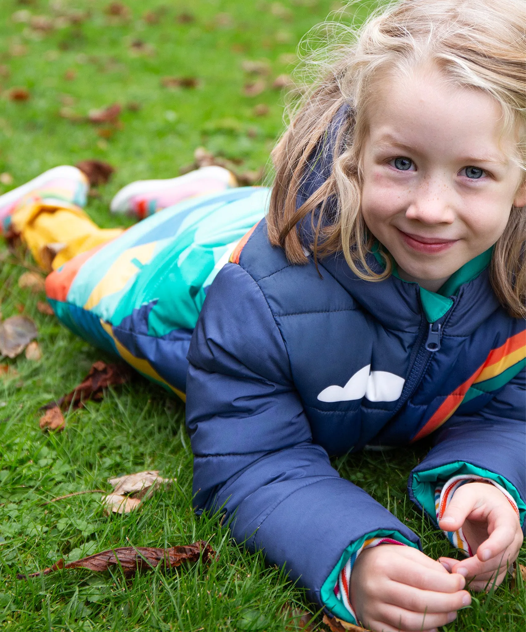 Frugi Reversible Toasty Terrain Jacket - Alpine View