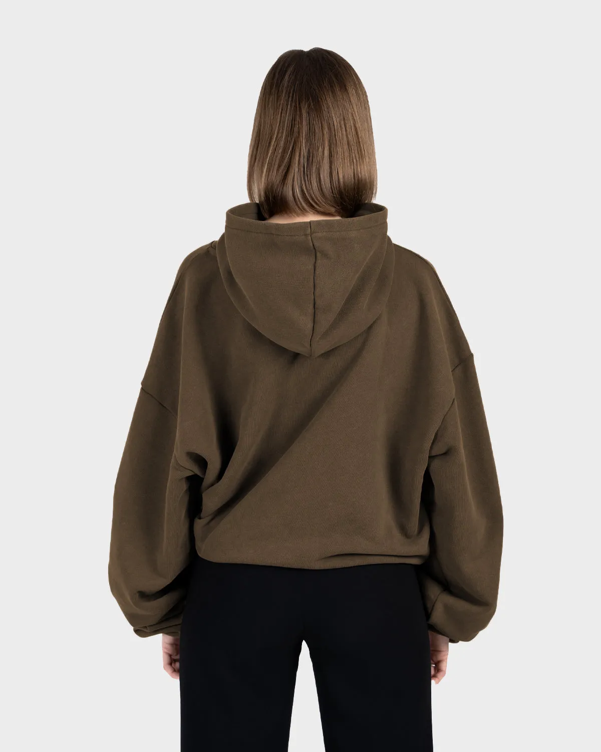 Heavy Oversized Hoodie Mokka (Stone Washed)