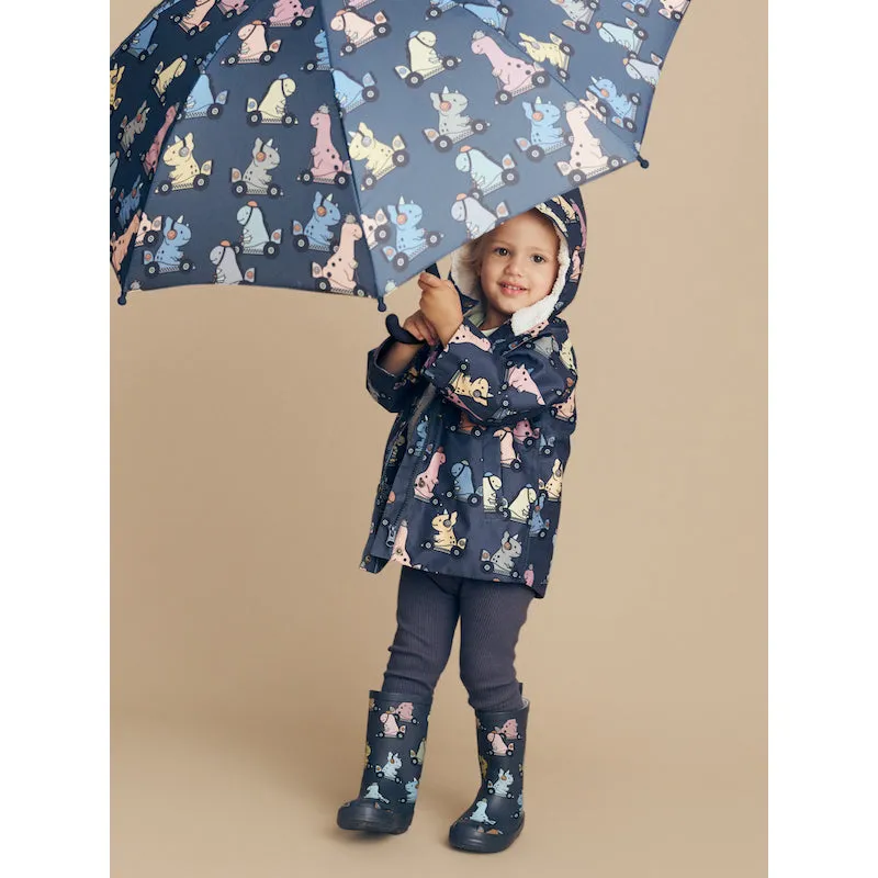 Huxbaby Dino Racer Raincoat