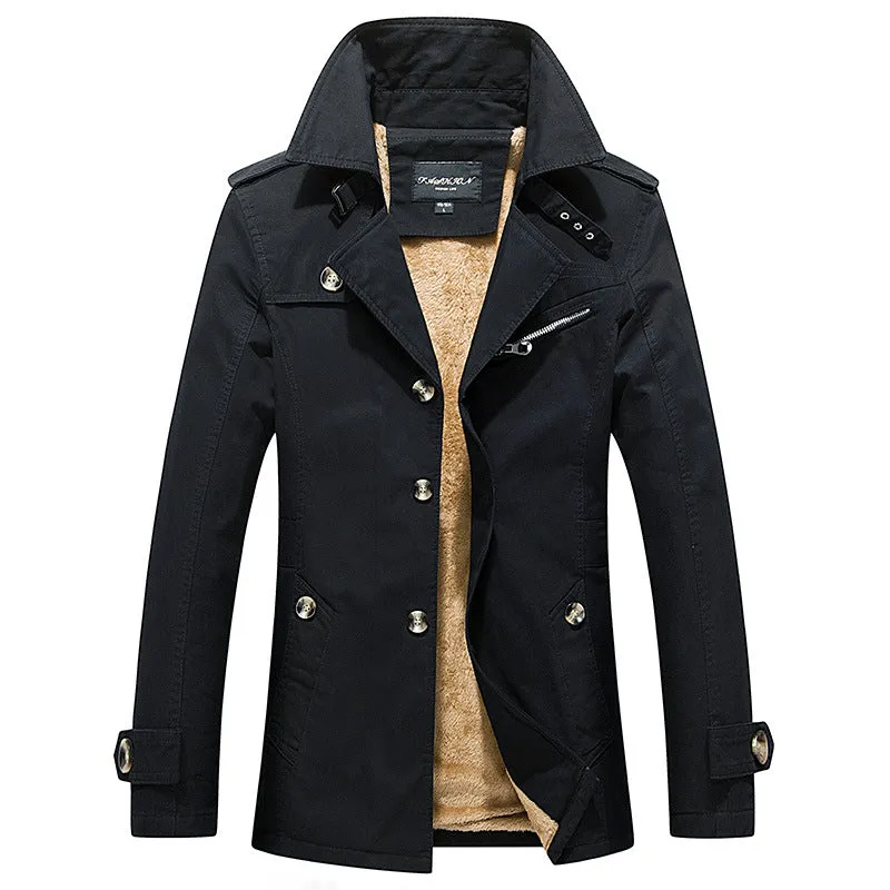 Men's Mid-Length Light Coat