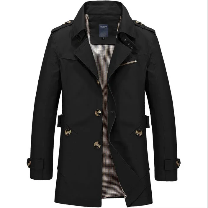 Men's Mid-Length Light Coat