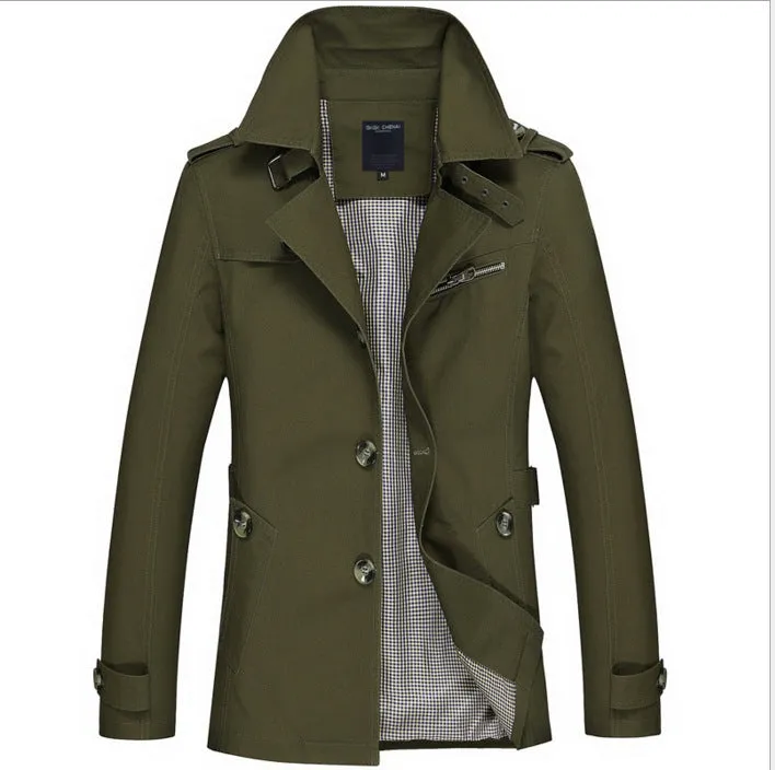 Men's Mid-Length Light Coat