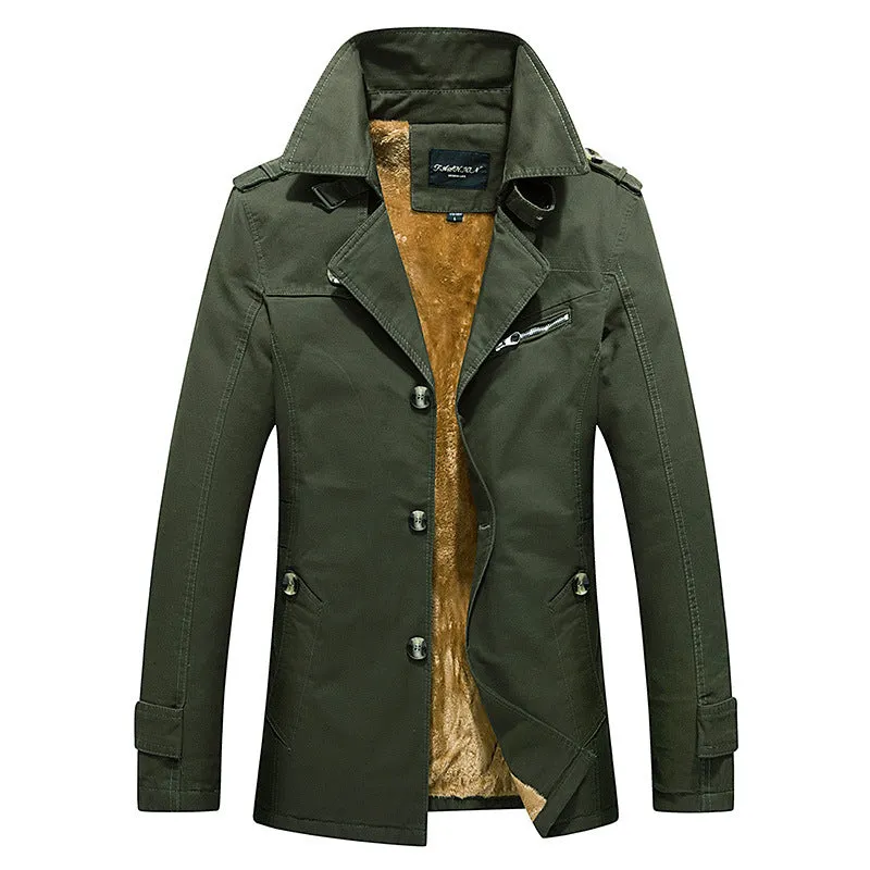 Men's Mid-Length Light Coat