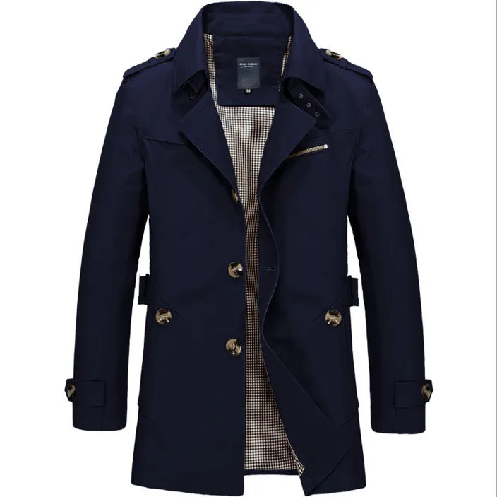 Men's Mid-Length Light Coat