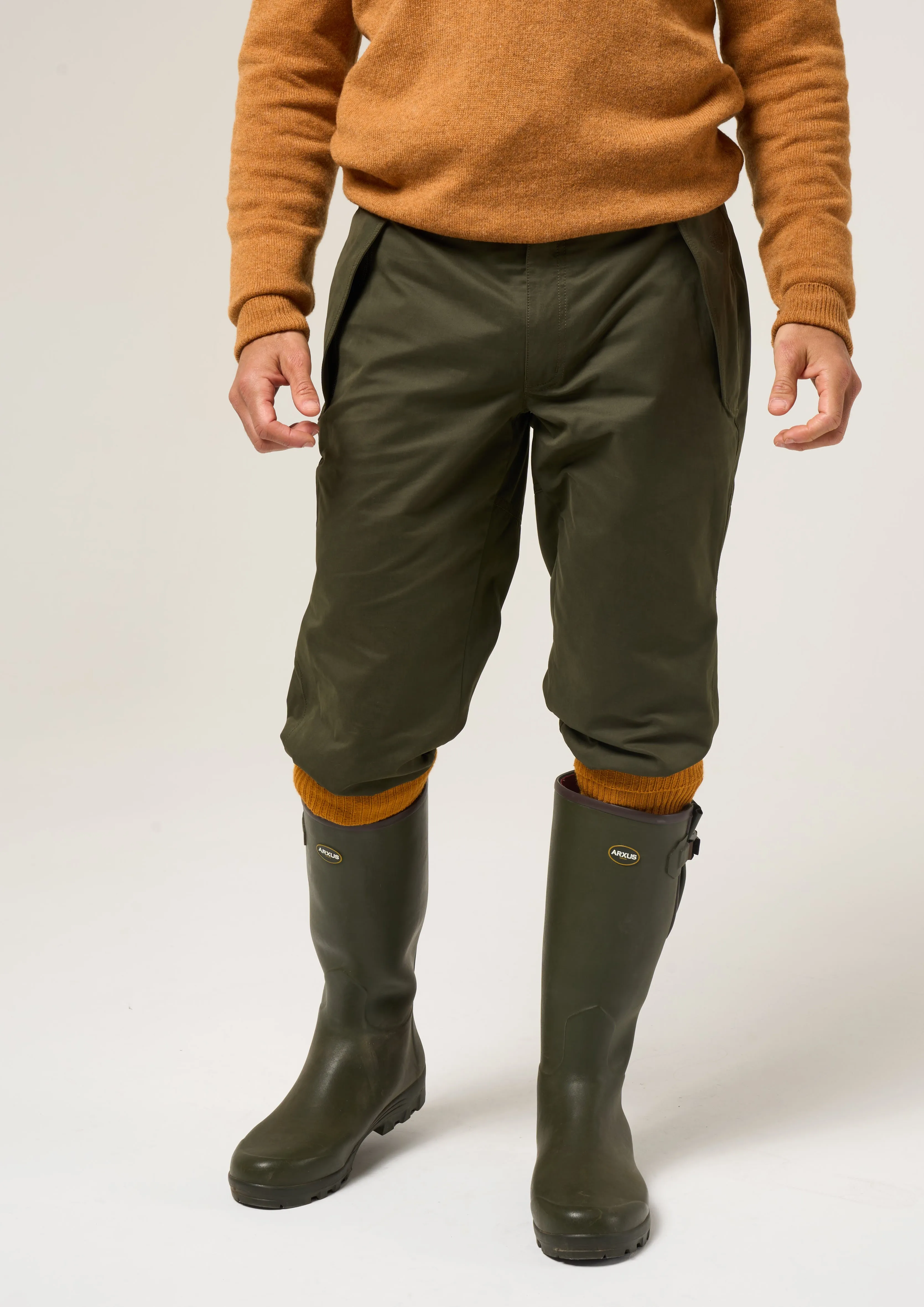 Milwood Men's Waterproof Shooting Breeks In Olive