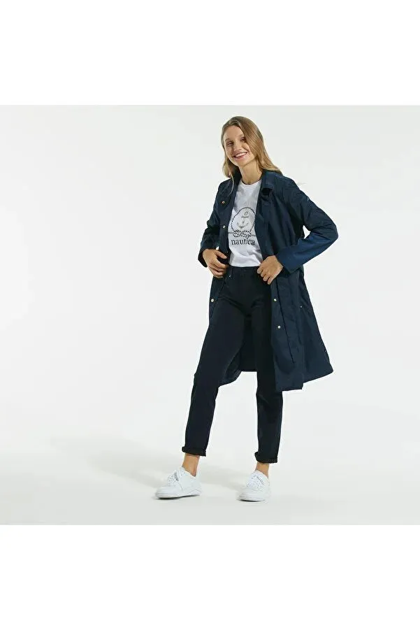 Nautica Women's Navy Blue Coats