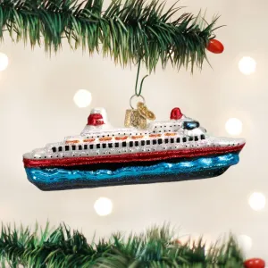 Old World Christmas Cruise Ship Ornament