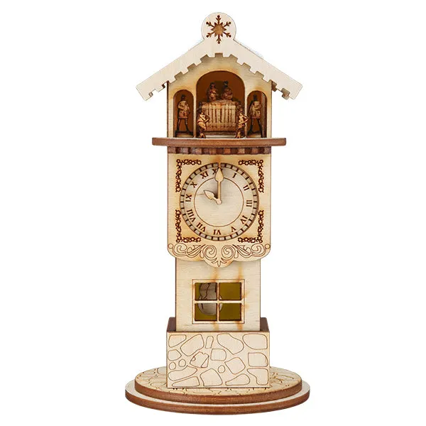 Old World Christmas Ginger Clock Tower Ornament