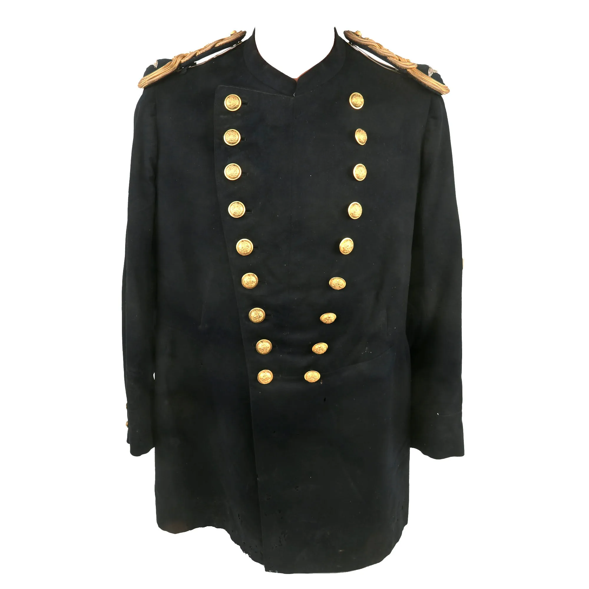 Original U.S. Indian Wars Era US Army M1885 Officers’ Frock Coat with Pennsylvania National Guard Buttons & Colonel’s Epaulets by J.G. Haas