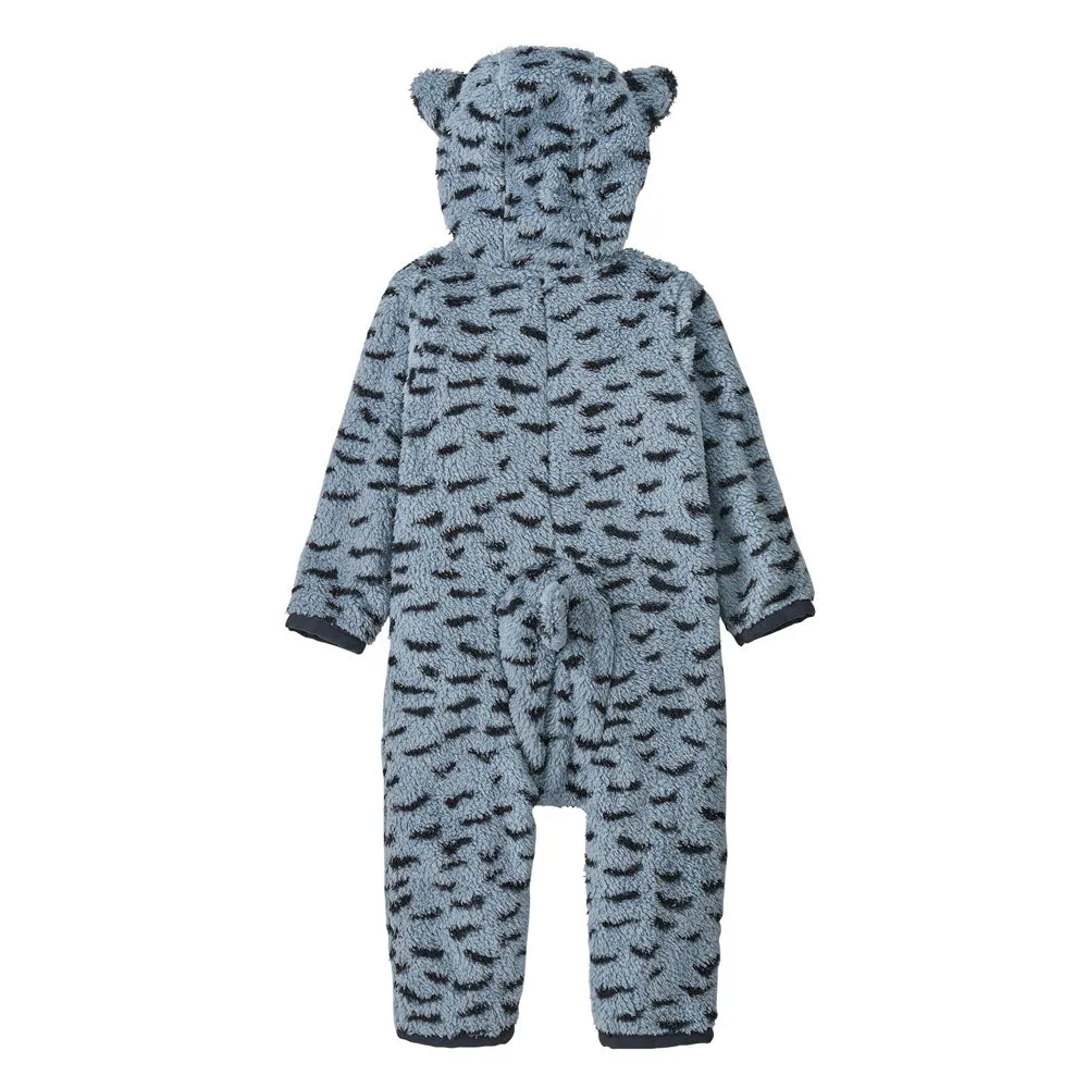 Patagonia Little Kids Furry Friends Bunting - Snowy: Light Plume Grey