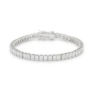 Princess Cubic Zirconia Tennis Bracelet