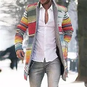 Rainbow Mid-Length Coat