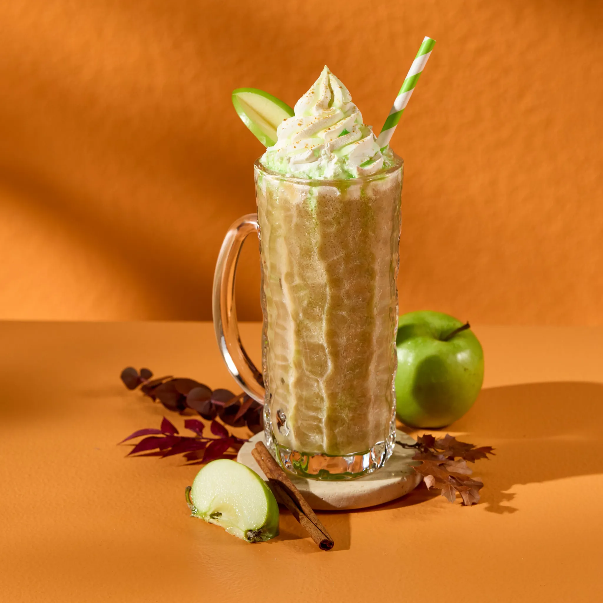 Spicy Green Apple Frappe