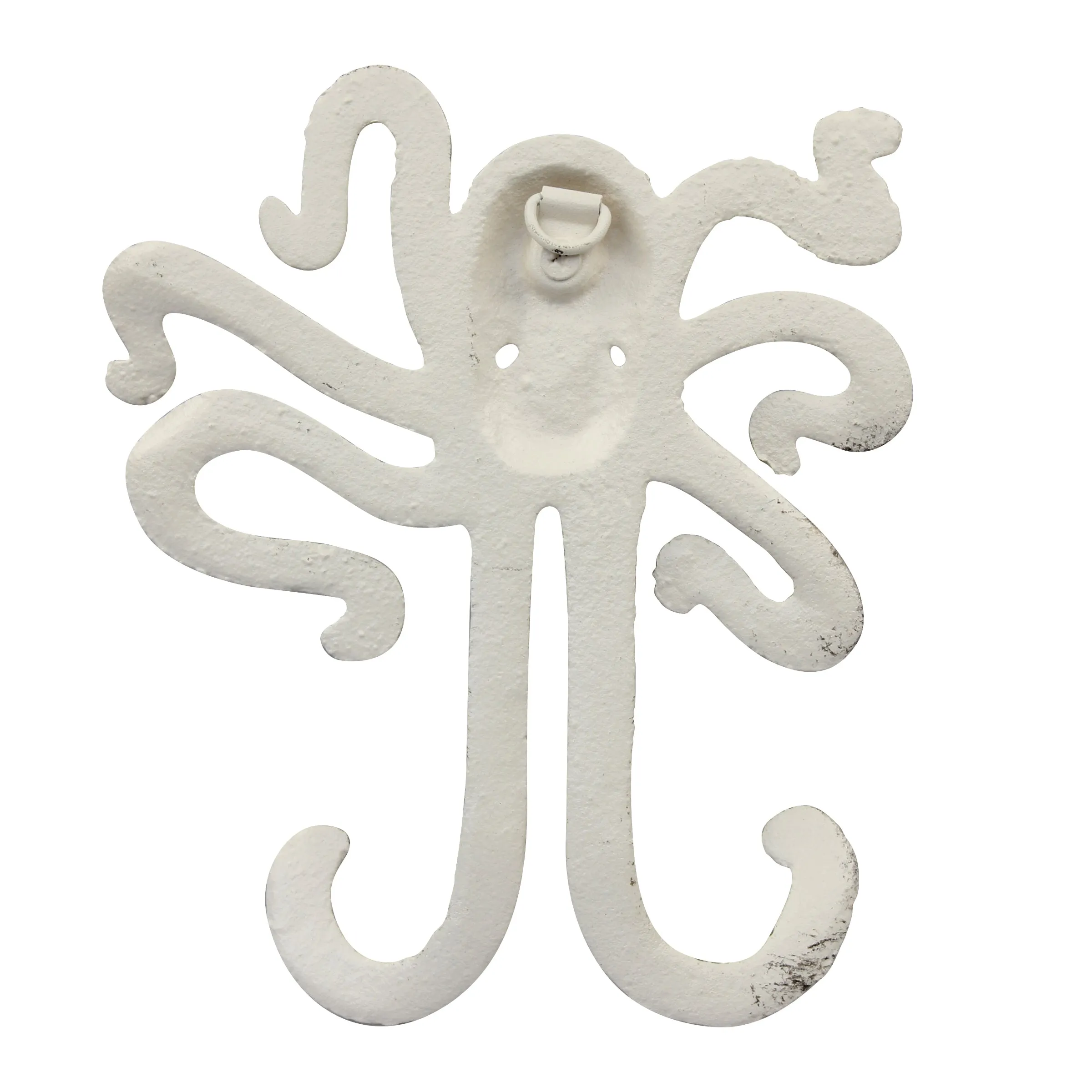 Stonebriar Decorative Cast Iron Octopus Double Wall Hook (WS)