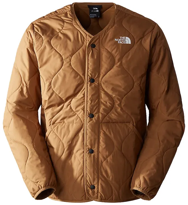 The North Face Mens Ampato Quilted Liner Utility Brown