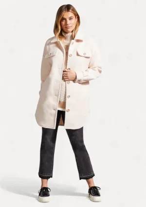 Thea Boiled Wool Jacket - Blush