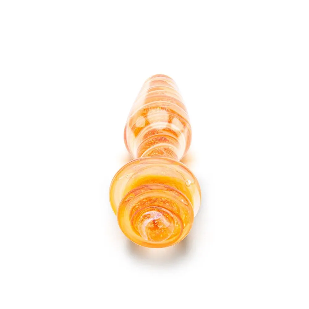 Tornado Orange Oxide Artisanal Butt Plug