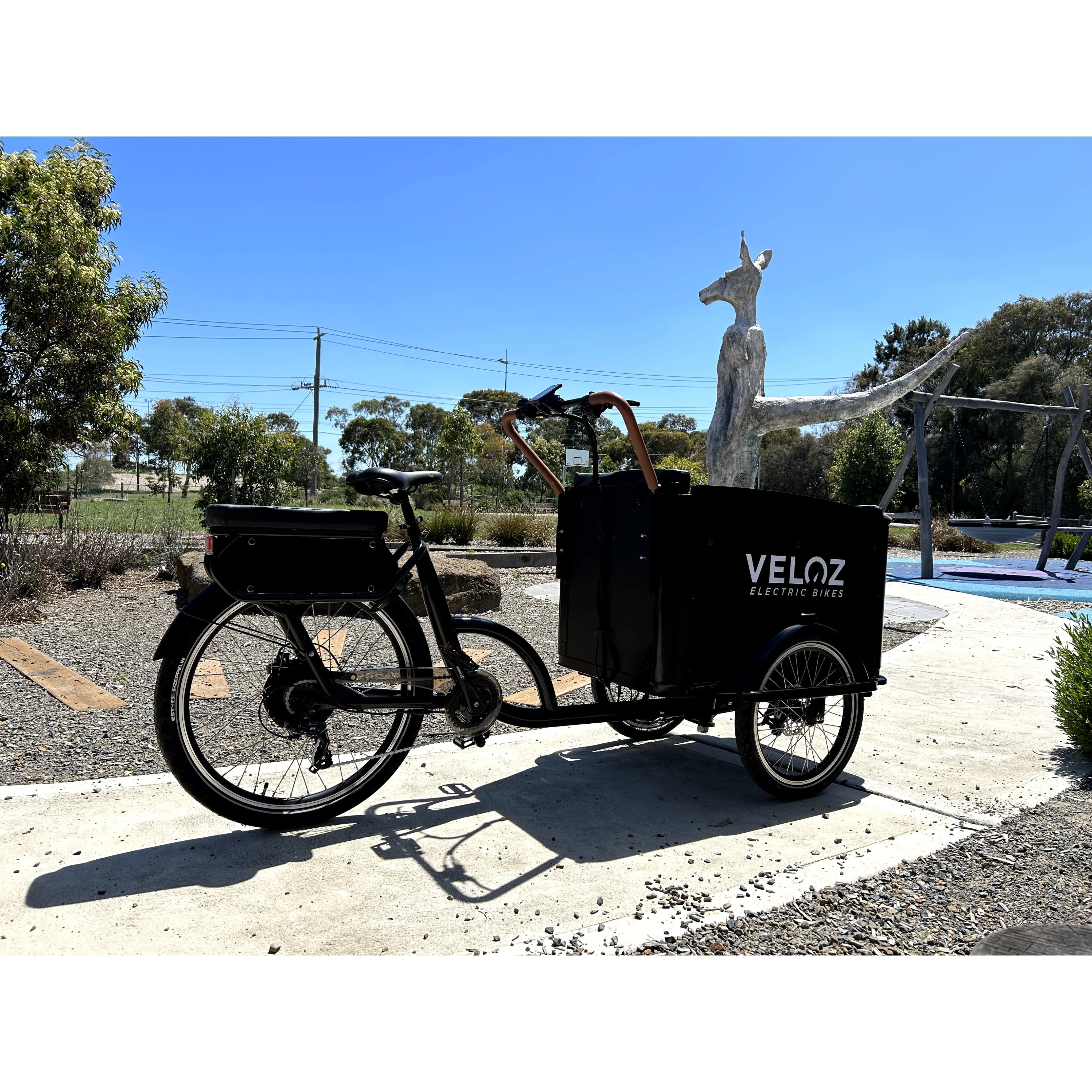 Veloz Electric Cargo Trike 500W Motor 200 Kilos weight load 6 Months Free Service