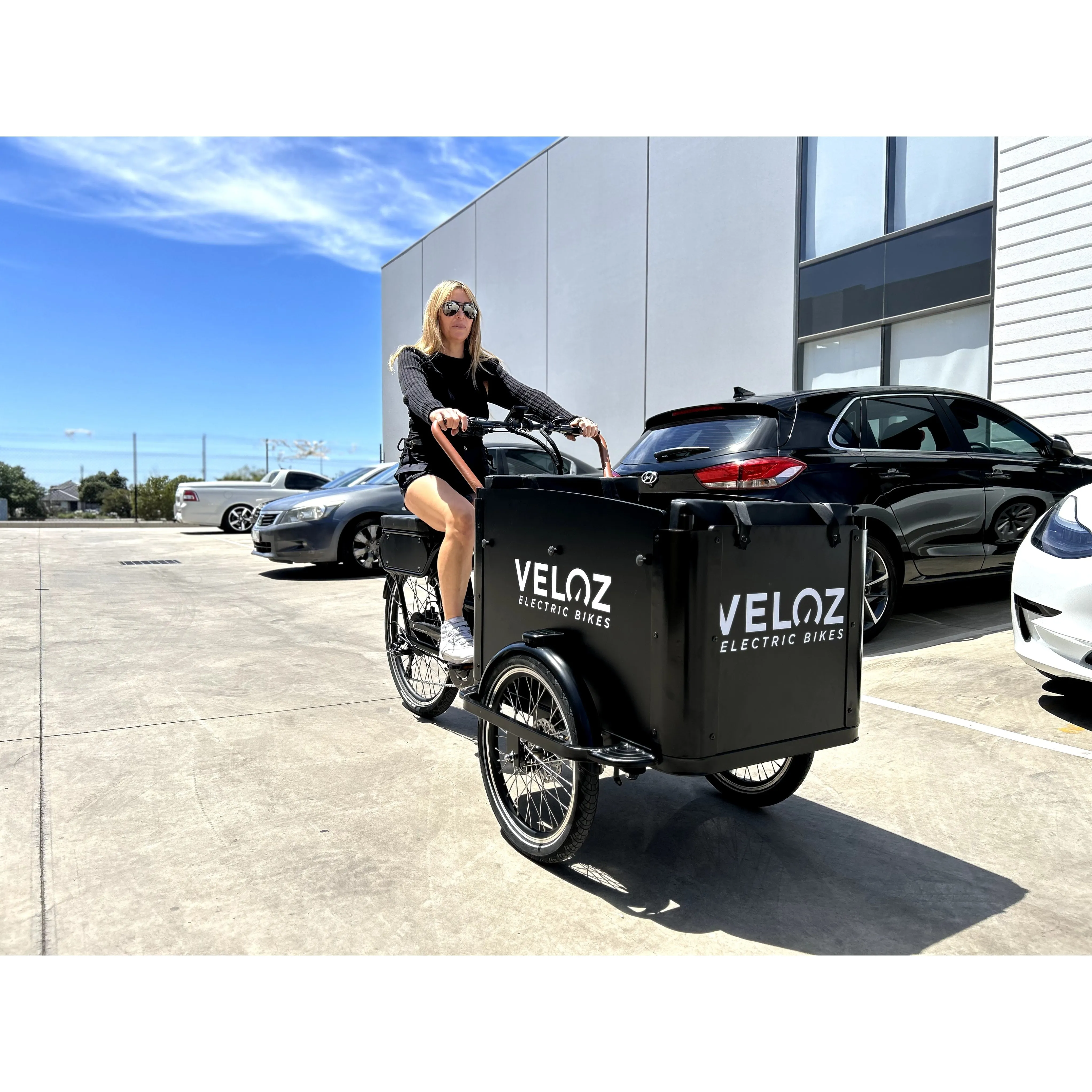 Veloz Electric Cargo Trike 500W Motor 200 Kilos weight load 6 Months Free Service