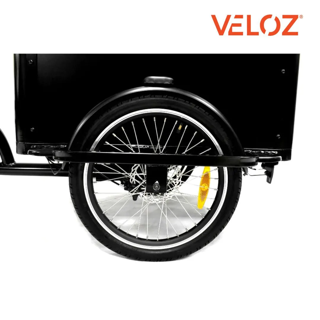 Veloz Electric Cargo Trike 500W Motor 200 Kilos weight load 6 Months Free Service