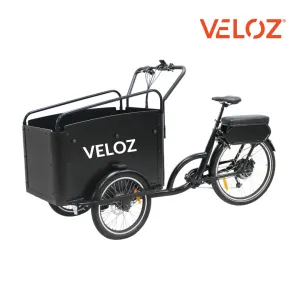 Veloz Electric Cargo Trike 500W Motor 200 Kilos weight load 6 Months Free Service