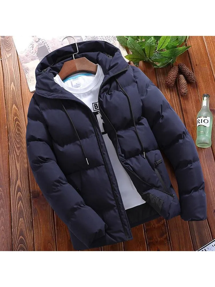 Winter Men's New Short Cotton Jacket Slim Cotton Jacket